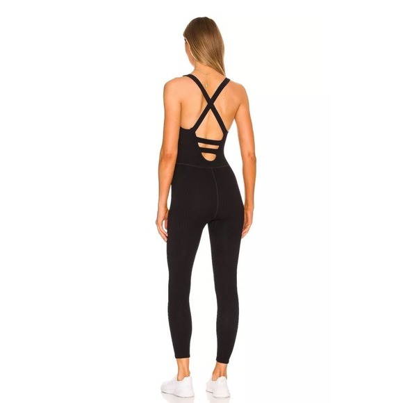 NEW XS Free People X FP Movement Free Throw Jumpsuit Black REVOLVE‎ MSRP $80 - Picture 2 of 8
